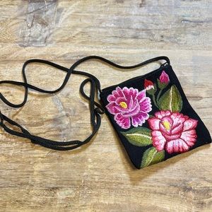 Small Embroidered Crossbody Purse
